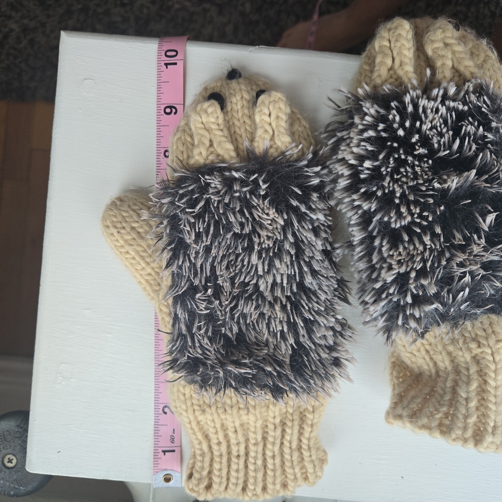 Women's Hedgehog mittens - Picture 5 of 5